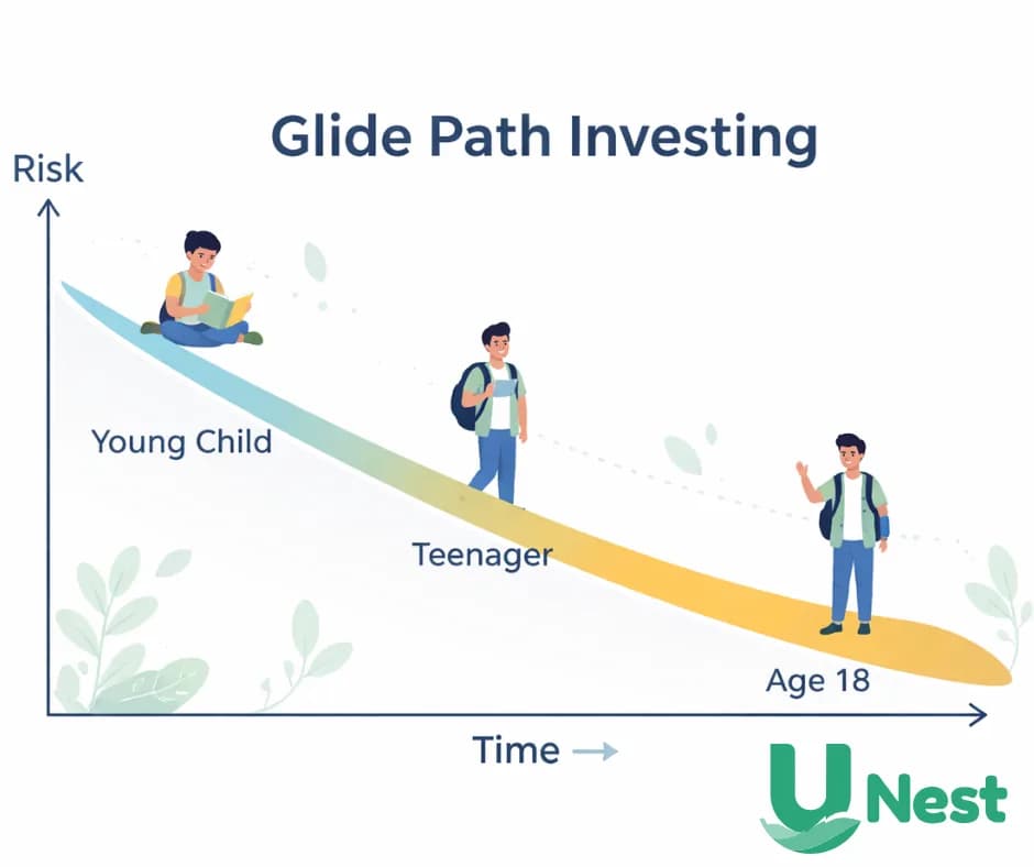 What Is a Glide Path And Why It Matters for Kids Investing